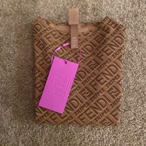 Fendi x SKIMS long sleeve bodysuit